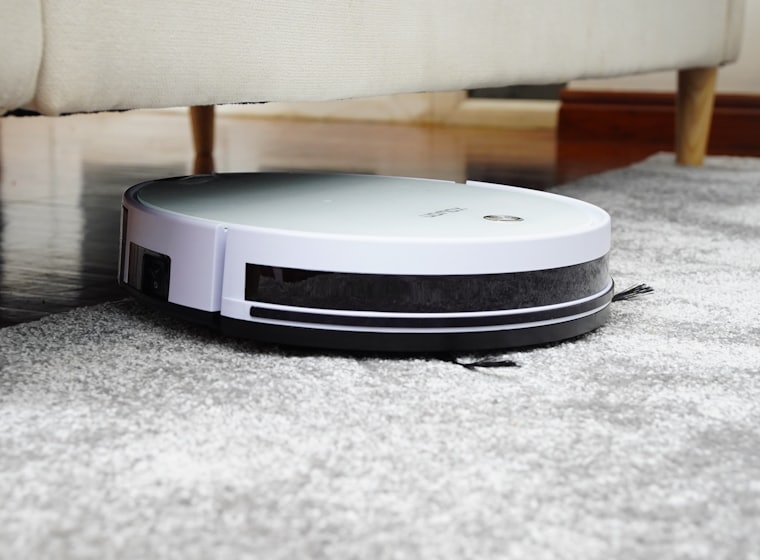 Robotic floor scrubber